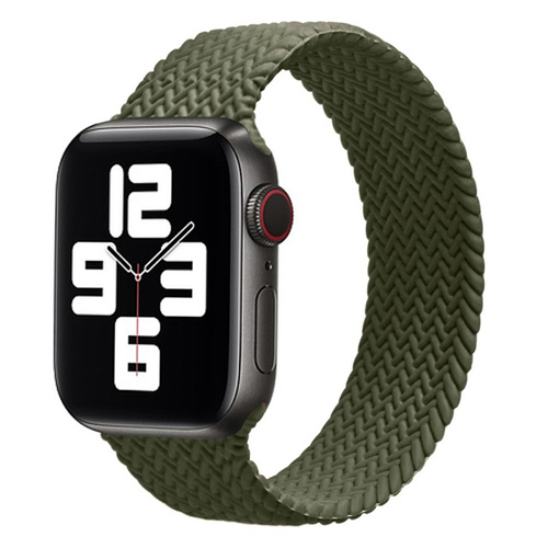 Braided Solo Loop silicone Strap For Apple Watch