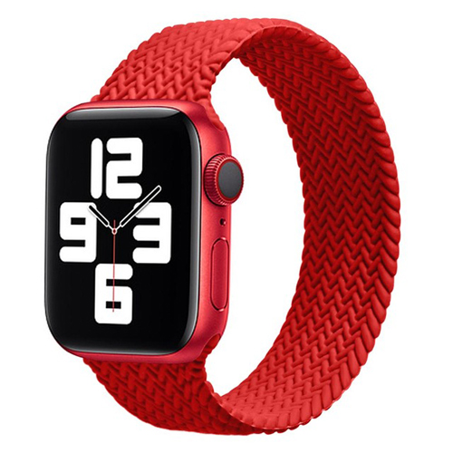 Braided Solo Loop silicone Strap For Apple Watch