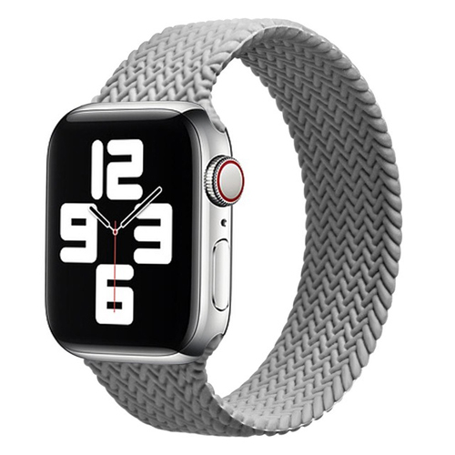Braided Solo Loop silicone Strap For Apple Watch