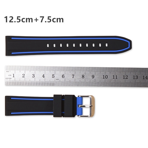 Custom Double Color Silicone Watches Strap For Man