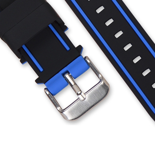 Custom Double Color Silicone Watches Strap For Man