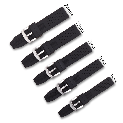 Custom Male Silicone Breathable Watch Strap