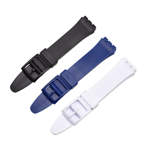 Custom Fit for Swatch Silicone Watch Fork Strap