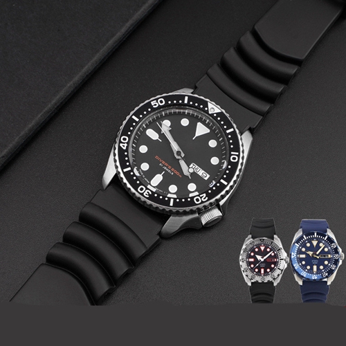 Custom Male Silicone Strap Fit For Casio Watches
