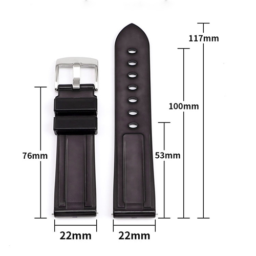 China wholesale transparent silicone watchband