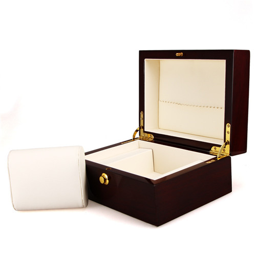 High End Wood Watch Boxes Red Fashion Wristwatch Gift Box 