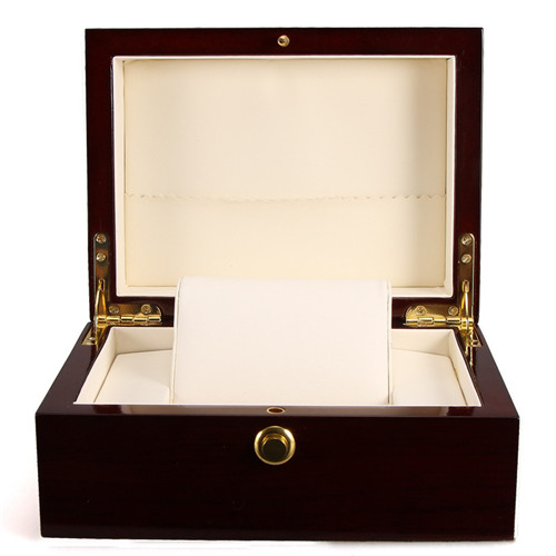 High End Wood Watch Boxes Red Fashion Wristwatch Gift Box 