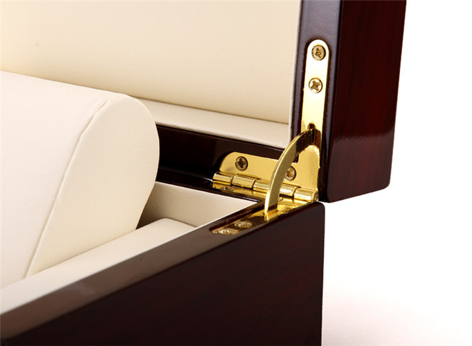 High End Wood Watch Boxes Red Fashion Wristwatch Gift Box 