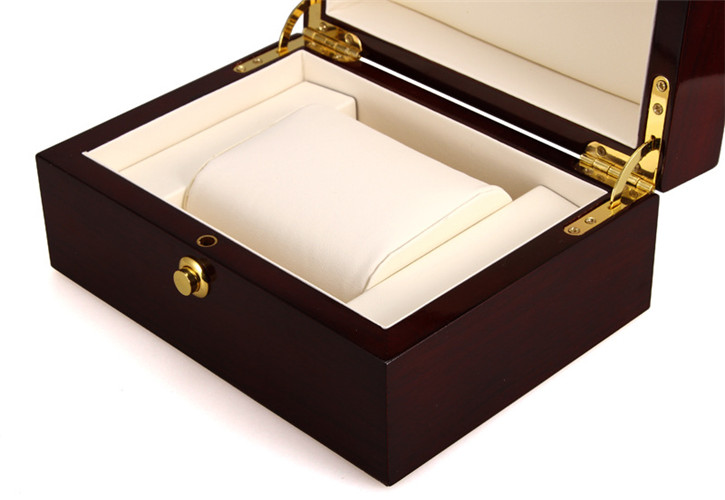 High End Wood Watch Boxes Red Fashion Wristwatch Gift Box 