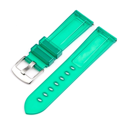 China wholesale transparent silicone watchband