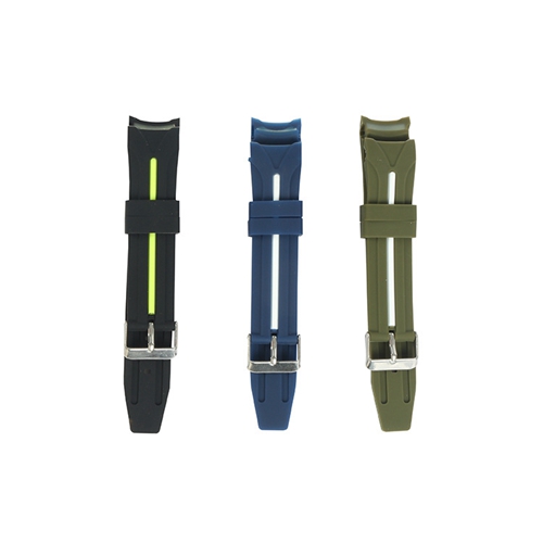 Custom Band Two-color Silicone Strap With Needle Buckle
