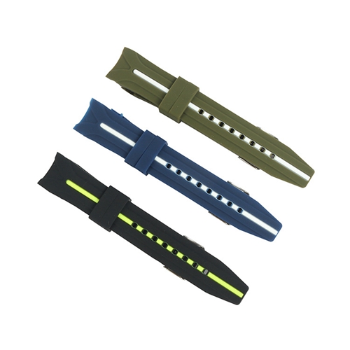 Custom Band Two-color Silicone Strap With Needle Buckle