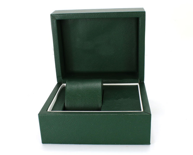 Business Gift Watch Boxes Leather Packaging Green Men Wristwatch Box