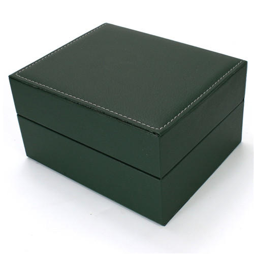 Business Gift Watch Boxes Leather Packaging Green Men Wristwatch Box