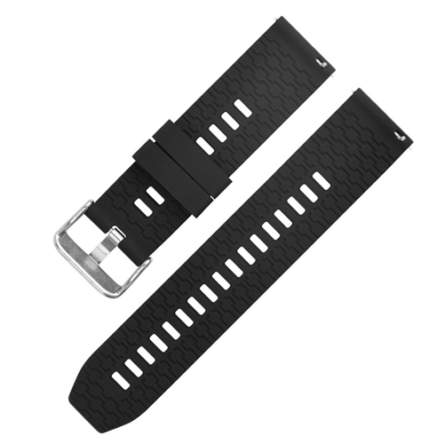 Unisex Fashion Breathable Two-color 20mm Silicone Strap