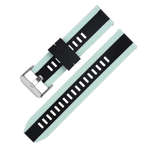 Unisex Fashion Breathable Two-color 20mm Silicone Strap