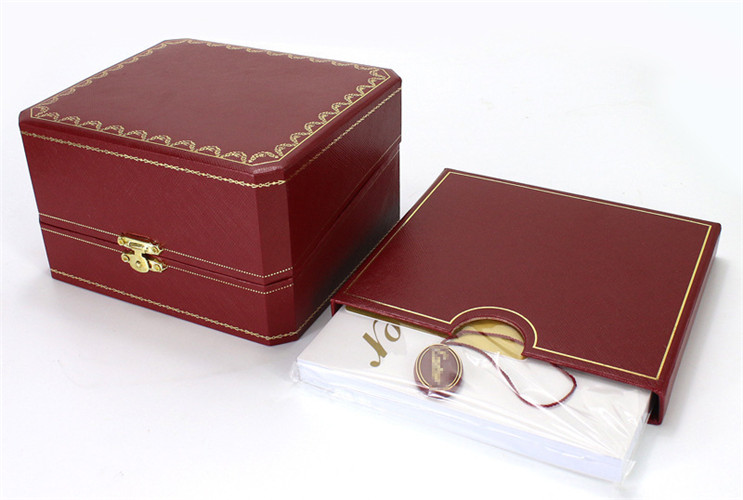 Luxury Gift Packaging For Watch Red Jewelry Wristwatch Box