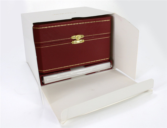 Luxury Gift Packaging For Watch Red Jewelry Wristwatch Box