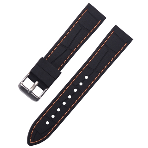 Custom Made Watch Bamboo Grain Silicone Strap