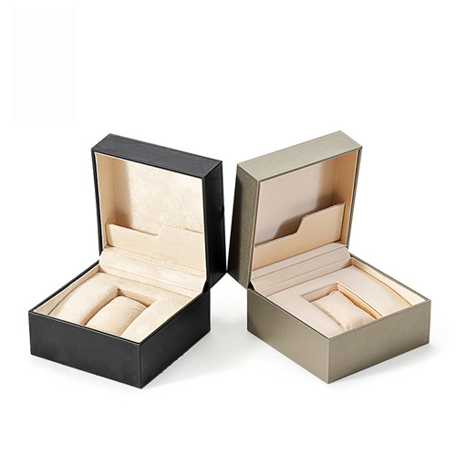 Custom Logo Luxury Suede Velvet Leather Watches Boxes For Women Wristwatch