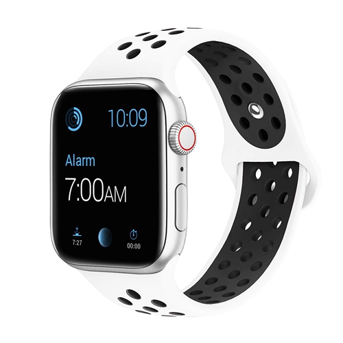 Fit For Apple 6 Double Color Breathable Sports Silicone Strap