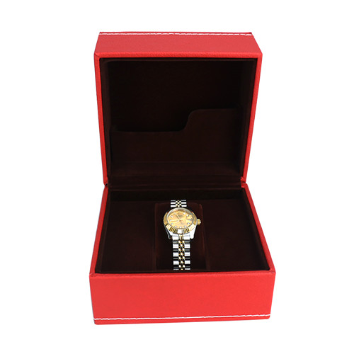Hot Selling OEM Colorful PU Leather Watch Box Display Packaging BOX