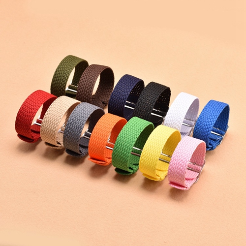 Simple Pure Color Woven Nylon Strap