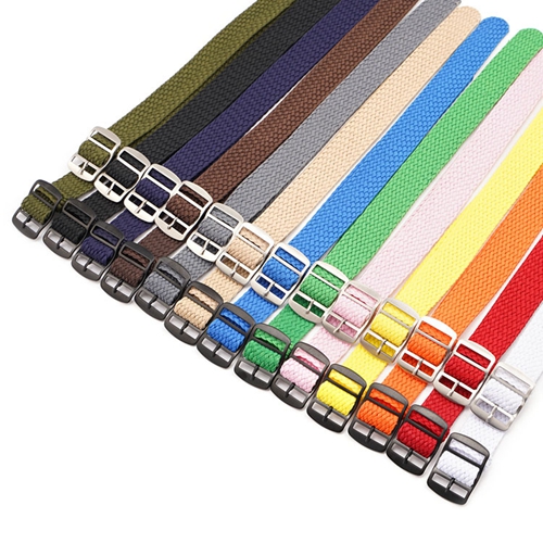 Simple Pure Color Woven Nylon Strap