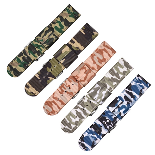 Custom Sport Style 22mm Nylon Flat Strap