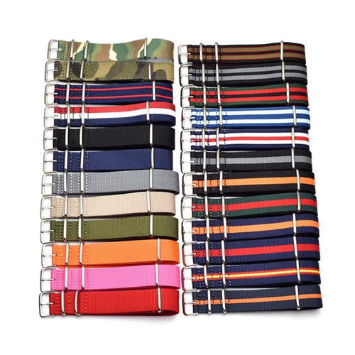 20mm Unisex Custom Made Color Nylon Nato Strap