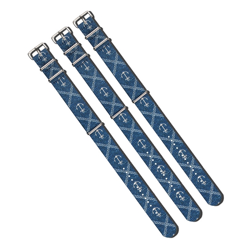 Custom Pattern Waterproof Environment-friendly Nylon Woven Watch Strap