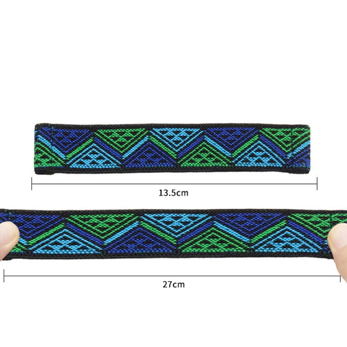 Nylon Jacquard Pattern Elastic Watch Strap Fit For Apple Watch