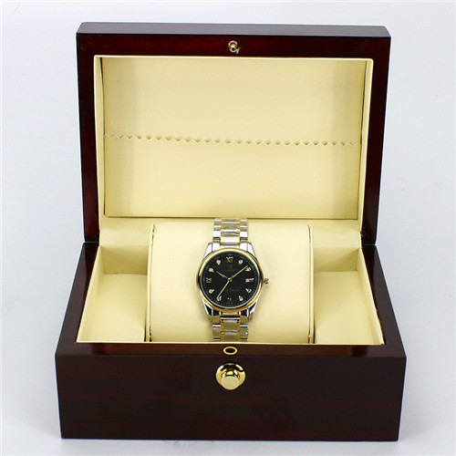 Custom Wooden Watch Red Gift Packaging Luxury Watch Boxes