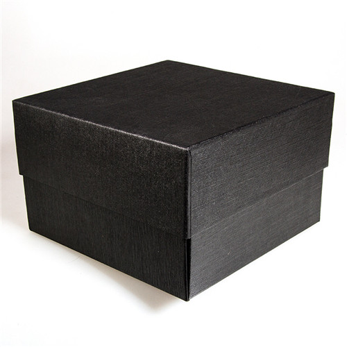 Black Wooden Box High-end Brown Lining Jewelry Watch Box