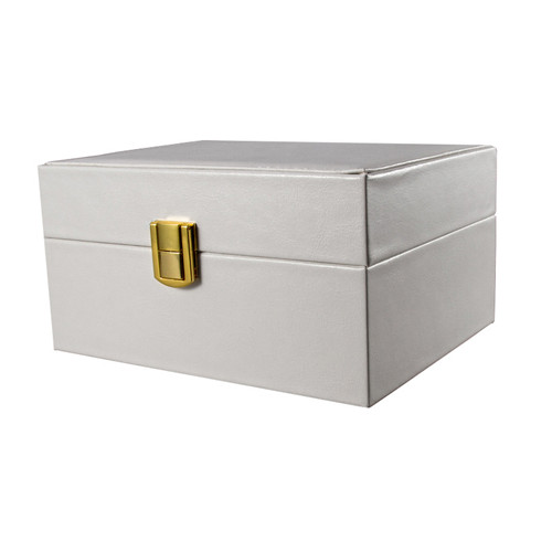 Classic White Leather Packaging For Watch Whloesale Wristwatch Boxes