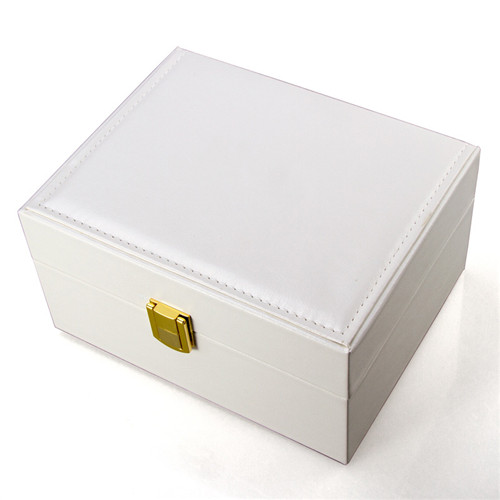 Classic White Leather Packaging For Watch Whloesale Wristwatch Boxes