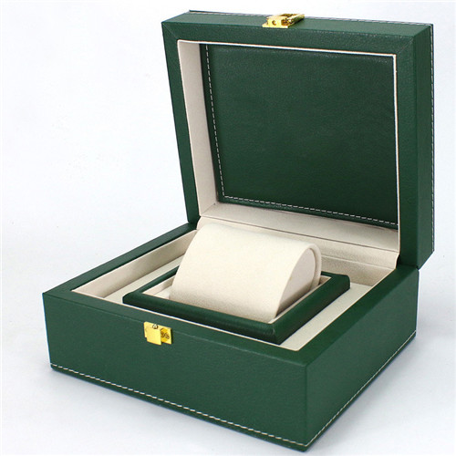 Green Luxury Leather Watch Box Watch Jewelry Gift Box