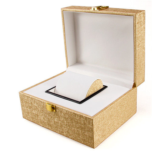 Factory Wholesale Custom Logo Texture Leather Box Watch Jewelry Box