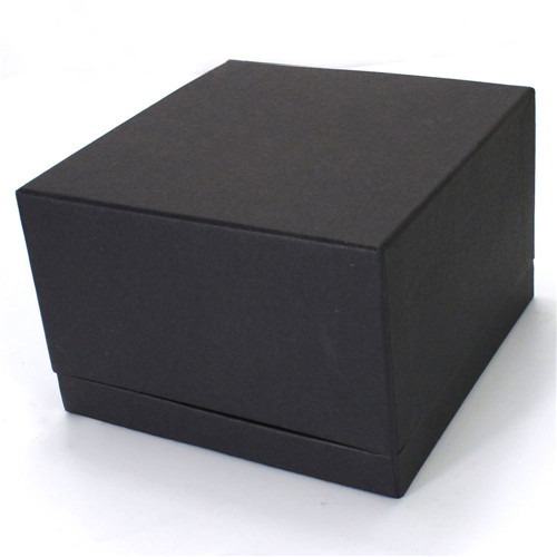 OEM New Design Jewelry Box Black Luxury Leather Box Packaging