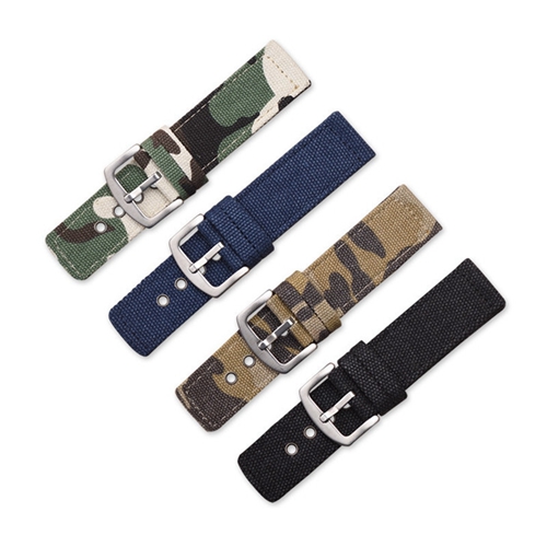 Custom Made Watches Camouflage Canvas Watchband