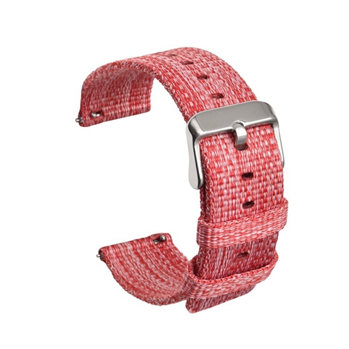 Custom Watch Multicolor Canvas Woven Watchband