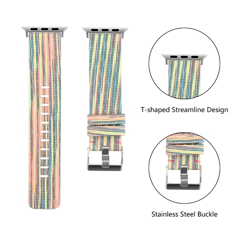 Fahsion Custom Canvas Strap Fit For Apple Watch