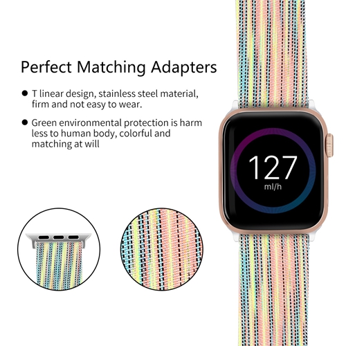 Fahsion Custom Canvas Strap Fit For Apple Watch
