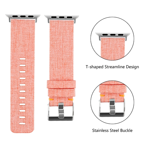 Fahsion Custom Canvas Strap Fit For Apple Watch