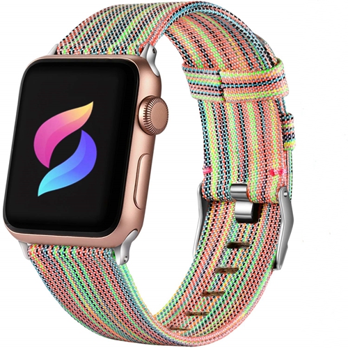 Fahsion Custom Canvas Strap Fit For Apple Watch
