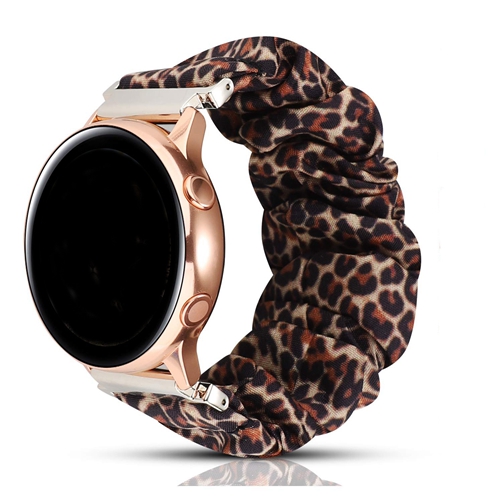 Leopard Print Elastic Watchband Fit For Samsung Galaxy Watch