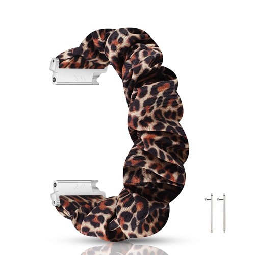 Leopard Print Elastic Watchband Fit For Samsung Galaxy Watch