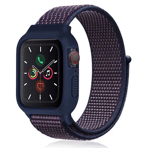 Custom Fit For Apple Watch Strap Rainbow Nylon Strap