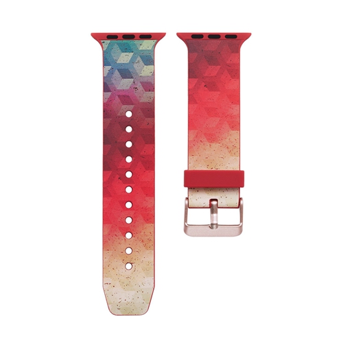 Custom Printed Silicone Watch Straps Fit For Apple Watch