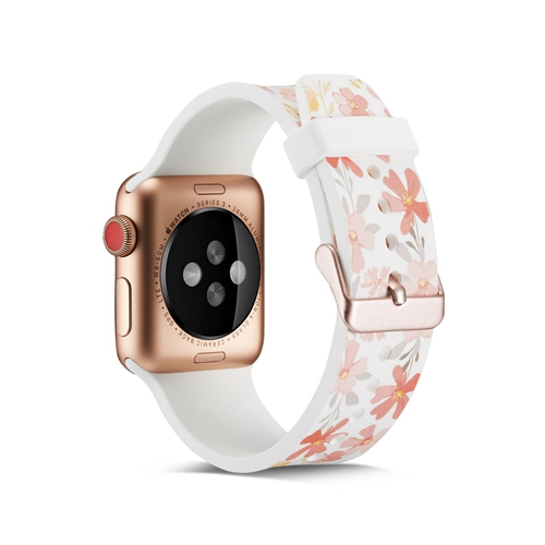 Custom Printed Silicone Watch Straps Fit For Apple Watch